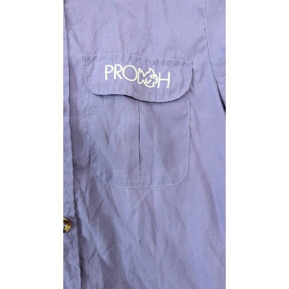Prodoh Youth Purple Long Sleeve Vented Fishing Shirt - Picture 2 of 8